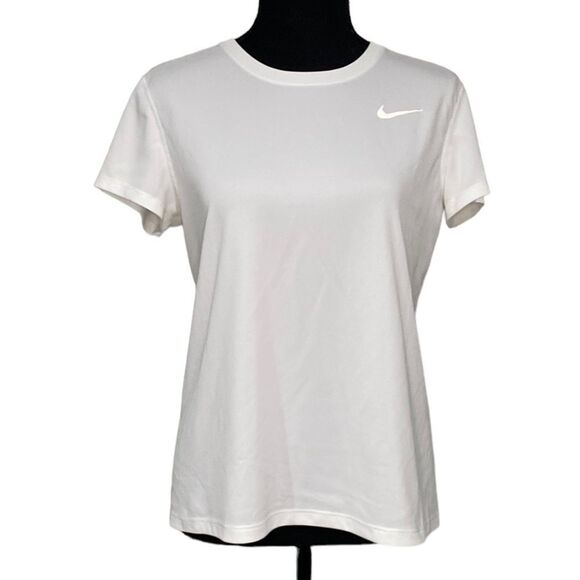 White Nike Dri Fit Running Shirt - Picture 1 of 6
